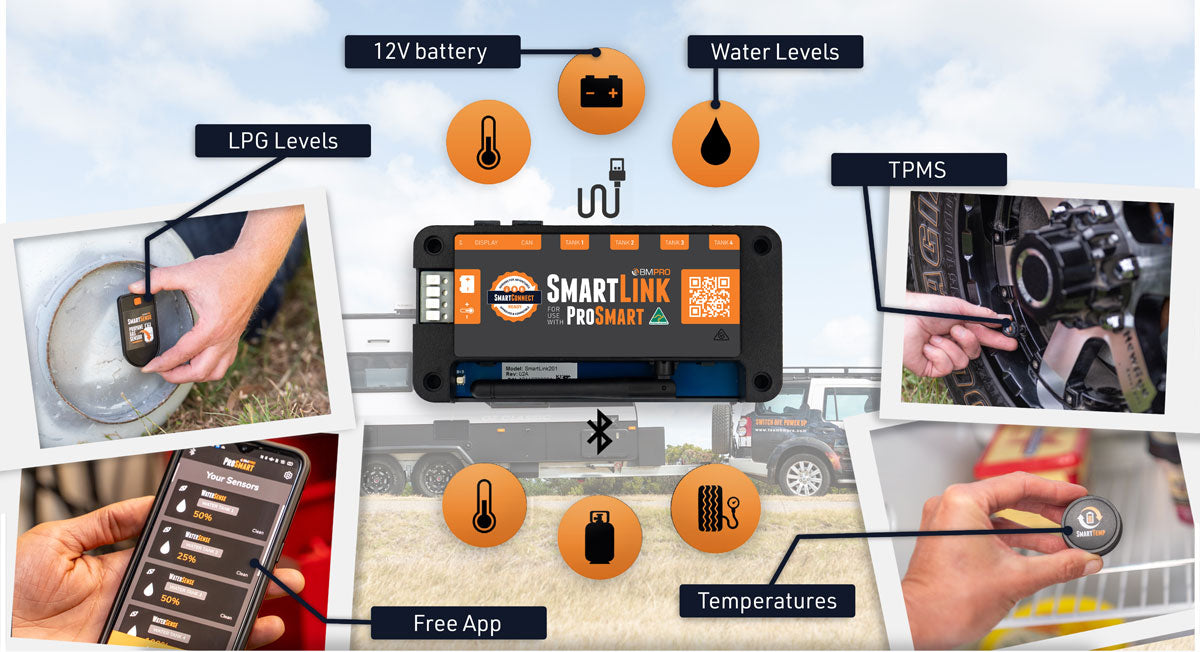 PROSMART PREMIUM BLUETOOTH RV MONITORING SYSTEM