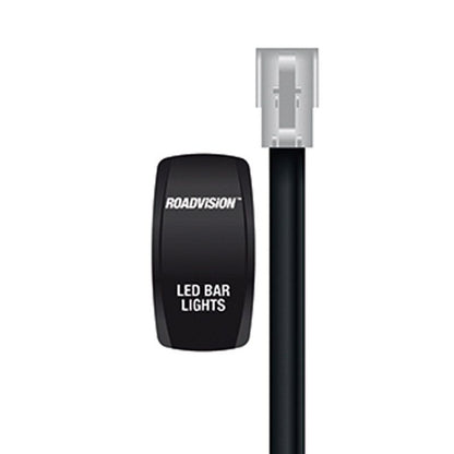 12V/24V Universal Heavy Duty Single Bar Lamp Wiring Harness + H4/HB4 Piggy Back Connectors