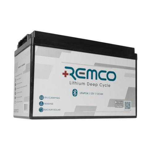 REMCO 130AH LIFEPO4 BATTERY + BLUETOOTH