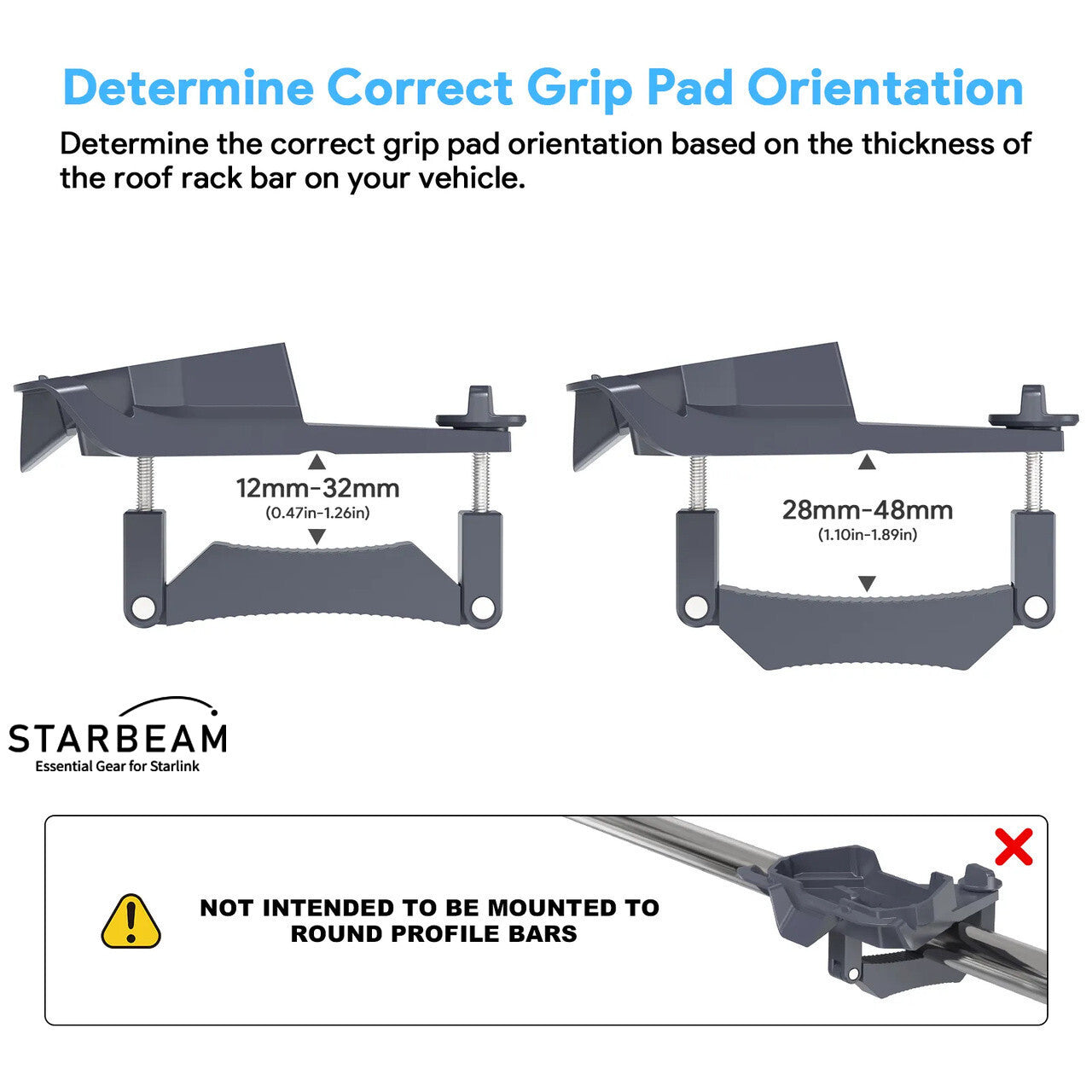 Starlink Mini Roof Rack Mount - Aluminium Alloy