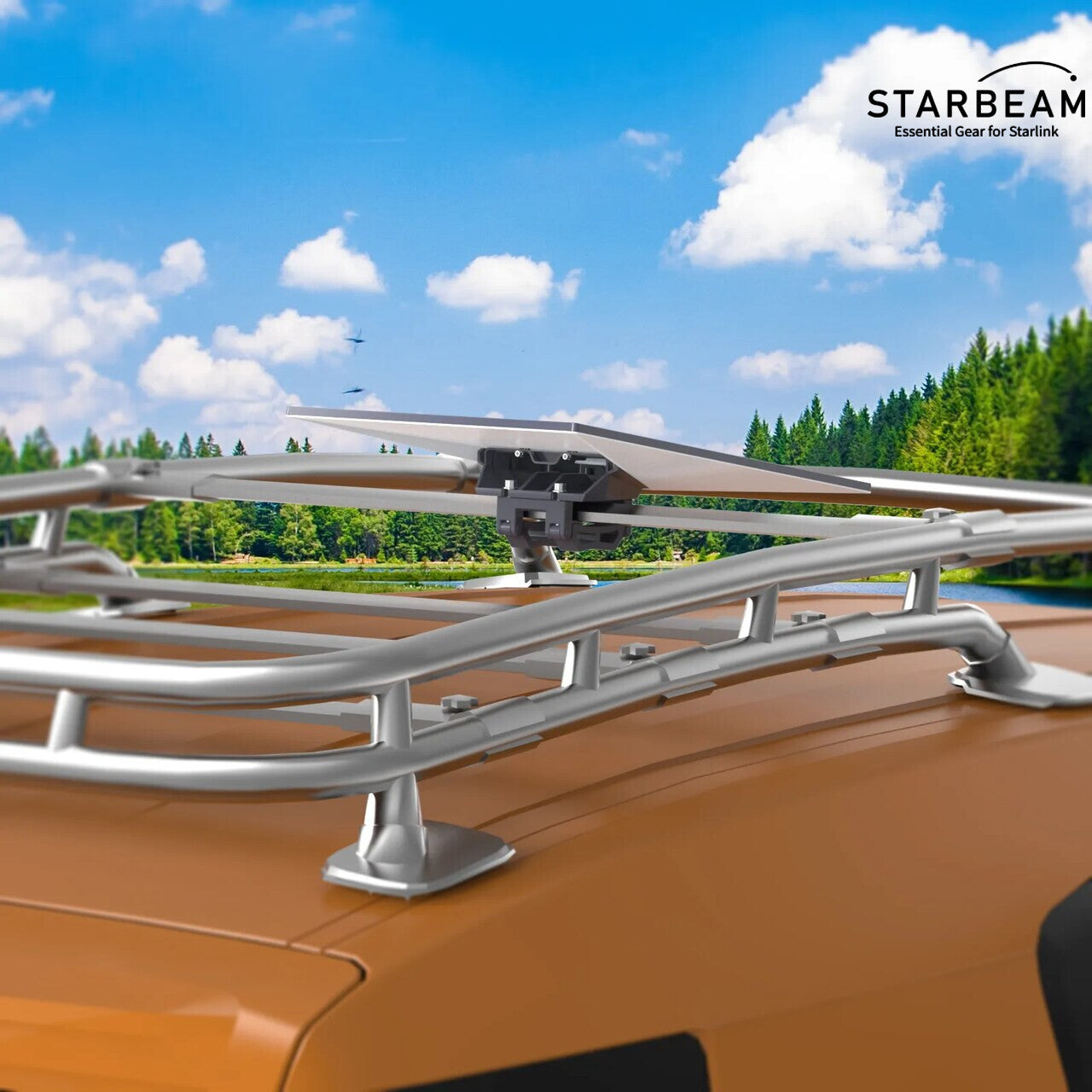 Starlink Gen3 Standard Roof Rack Mount - Aluminium Alloy