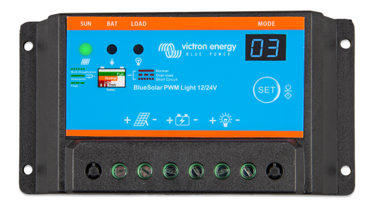 BLUESOLAR PWM-LIGHT CHARGE CONTROLLER 12/24V-30A