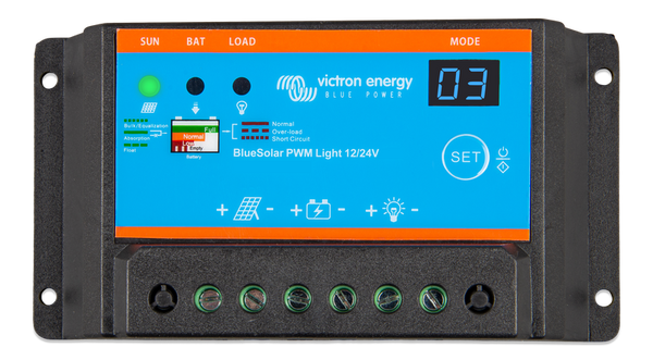 BLUESOLAR PWM-LIGHT CHARGE CONTROLLER 12/24V-30A