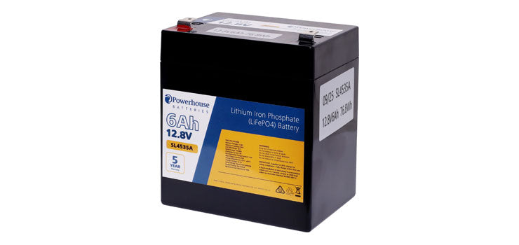 12V 6AH LITHIUM LIFEPO4 BATTERY + BLUETOOTH