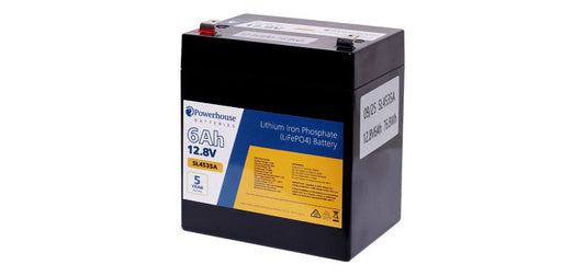12V 6AH LITHIUM LIFEPO4 BATTERY + BLUETOOTH