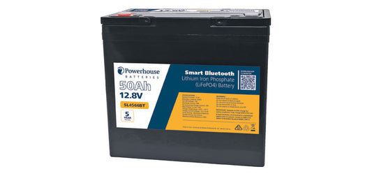 12V 50AH LITHIUM LIFEPO4 BATTERY + BLUETOOTH