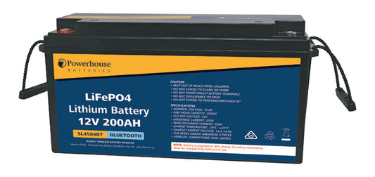 12V 200AH LiFePO4 BATTERY WITH BLUETOOTH