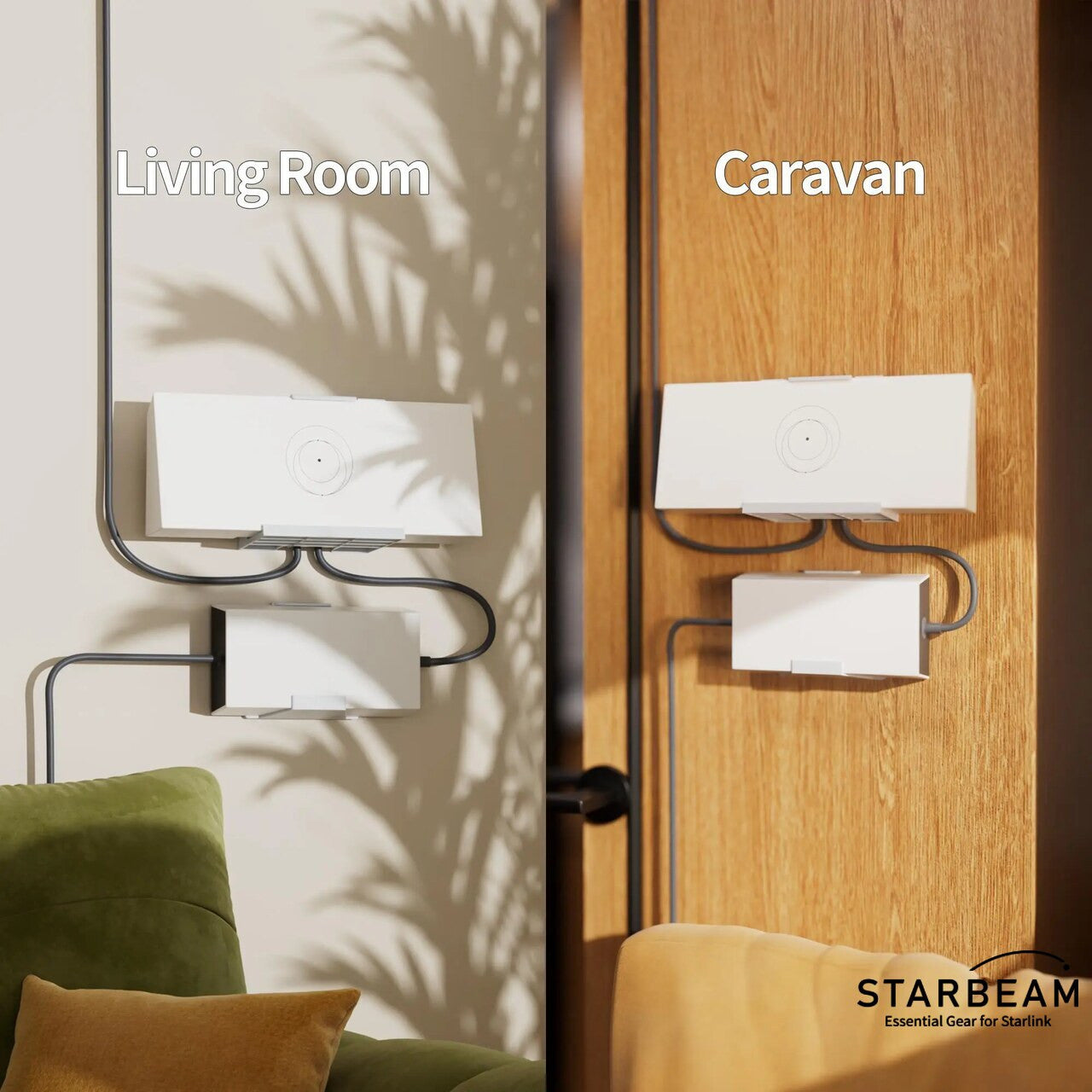 STARLINK GEN3 ROUTER & POWER SUPPLY WALL MOUNT KIT