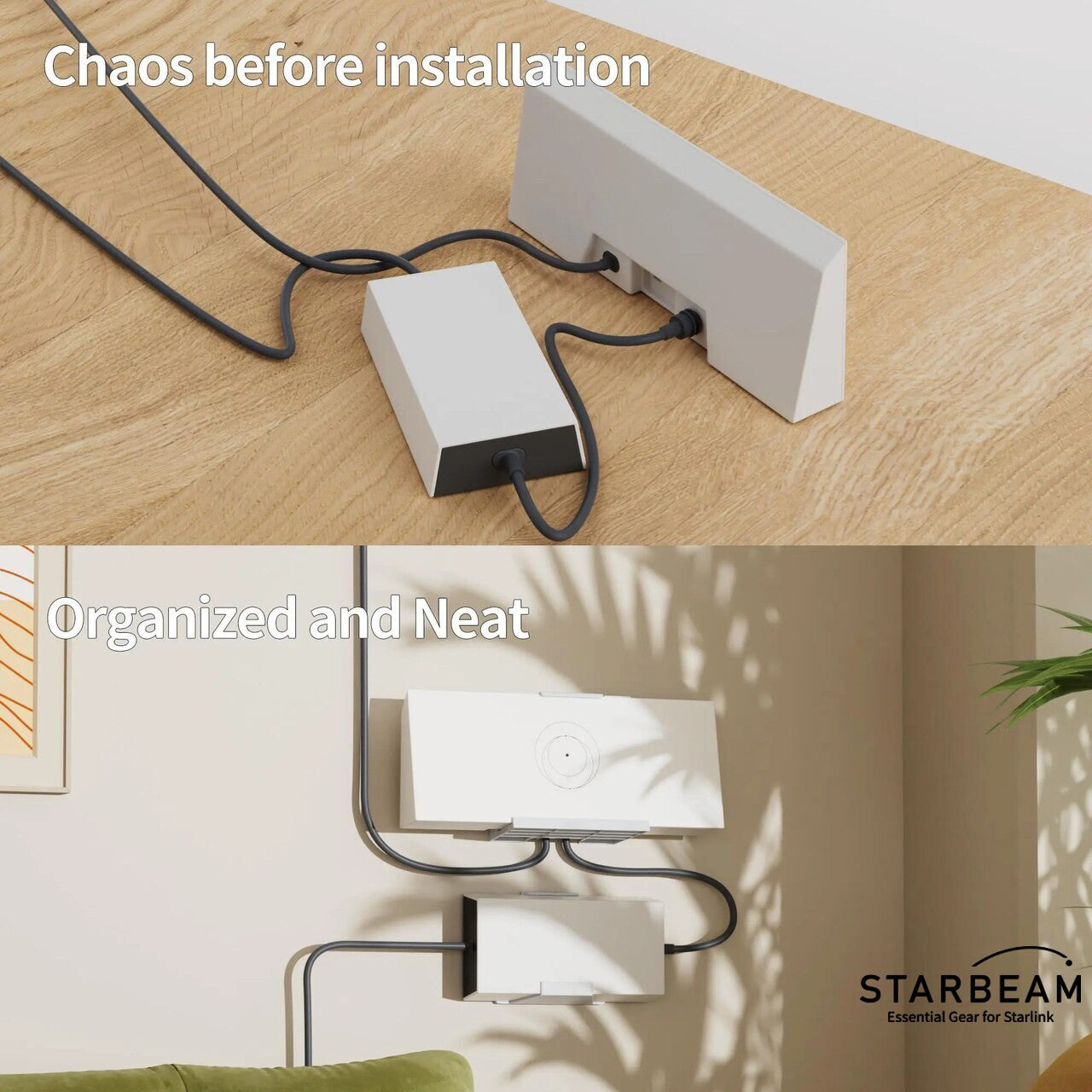 STARLINK GEN3 ROUTER & POWER SUPPLY WALL MOUNT KIT