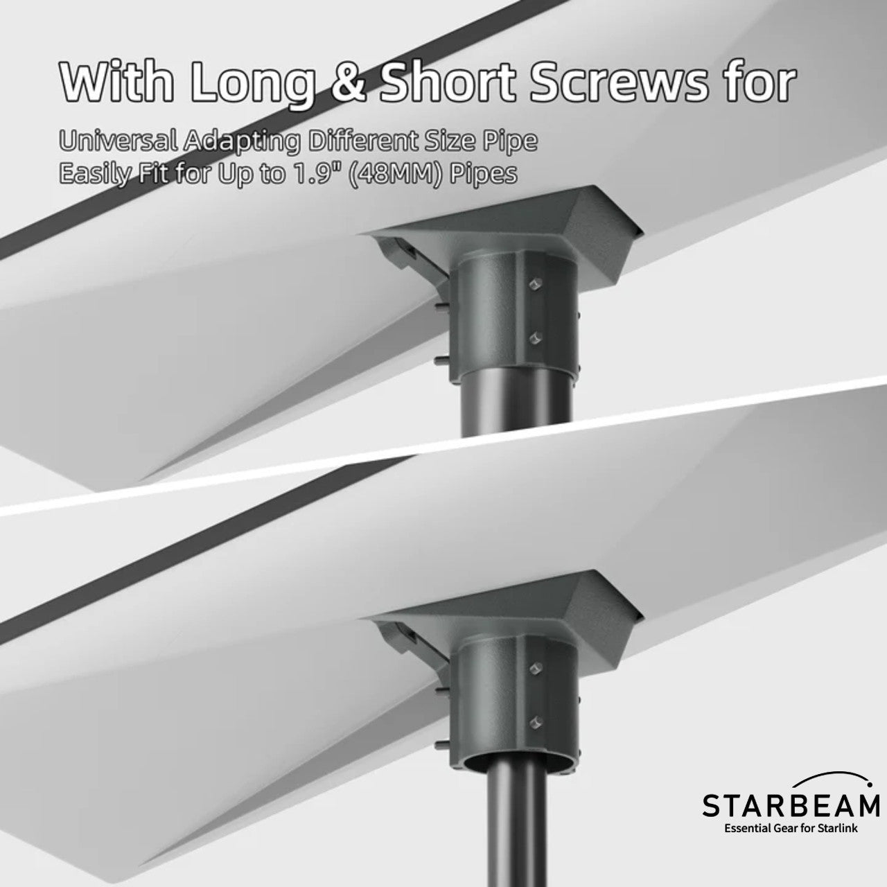 STARLINK GEN 3 STD ALUMINUM POLE ADAPTER 25-48MM