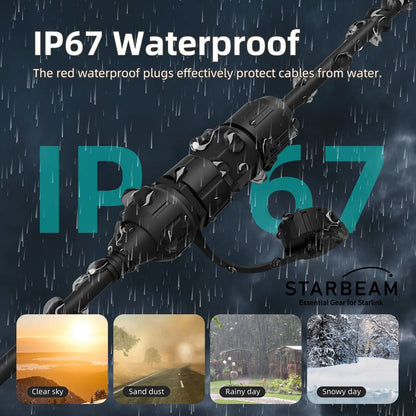 STARLINK GEN3 STD WATERPROOF OUTDOOR ETHERNET LEAD 50CM