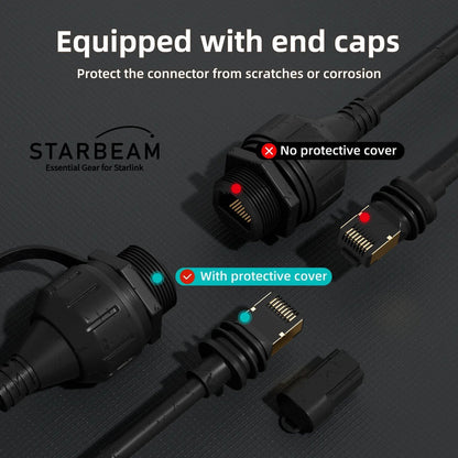 STARLINK GEN3 STD WATERPROOF OUTDOOR ETHERNET LEAD 50CM