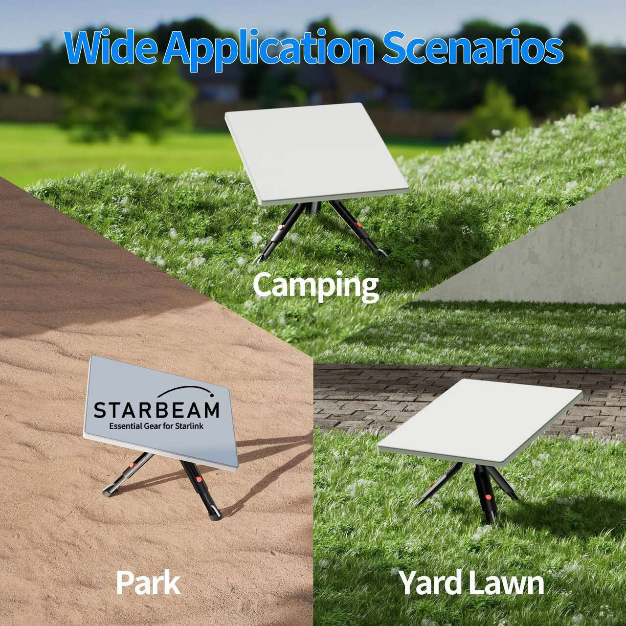 STARLINK MINI 18CM EXTENDABLE TRIPOD WITH ADAPTER & PEGS