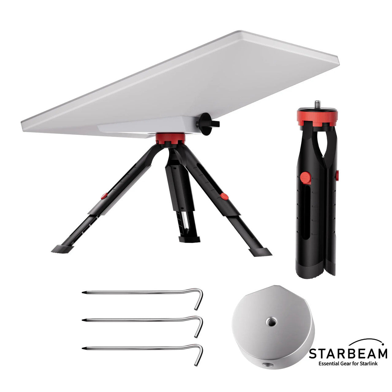 STARLINK MINI 18CM EXTENDABLE TRIPOD WITH ADAPTER & PEGS