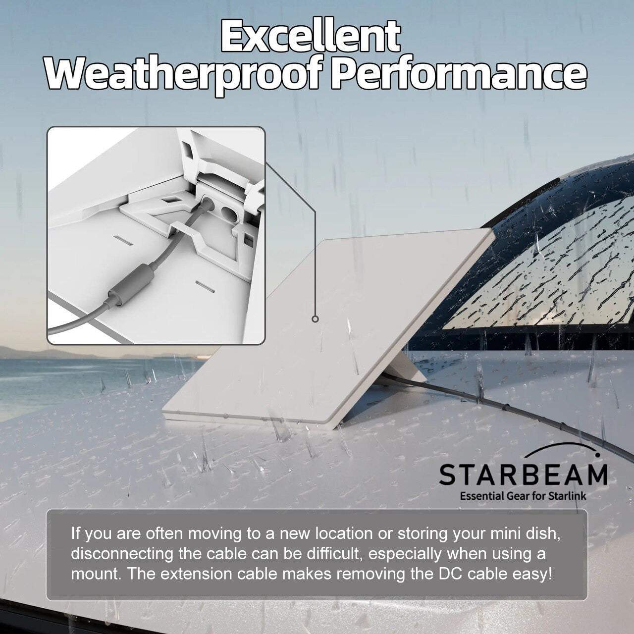 STARLINK MINI DC TO DC FEMALE POWER EXT ADAPTER 17CM