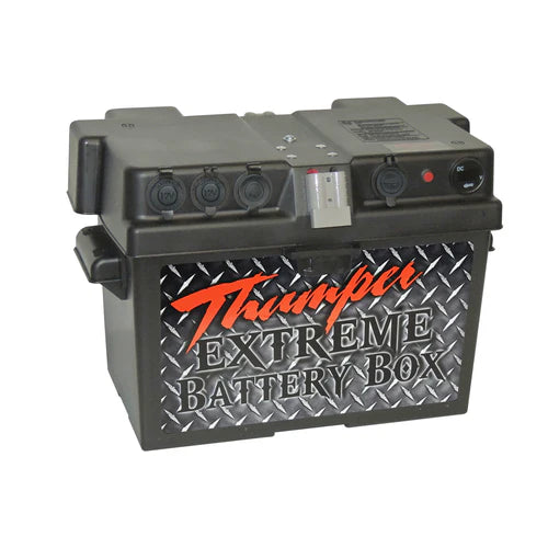Battery Box - Silver 3x Cig + Dual USB