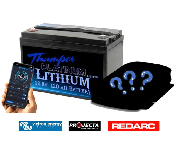 Thumper Lithium 120AH + Choose Your BMS & DC DC Charger