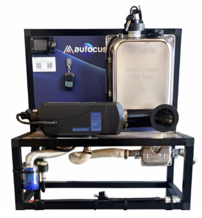 2KW BLUETOOTH DIESEL HEATER KIT + STAINLESS STEEL TANK