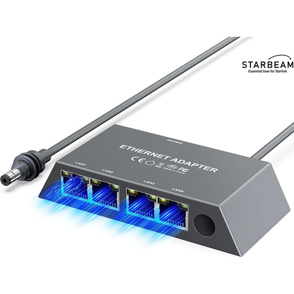 Starlink 4 Port Gigabit Ethernet Adapter for Mini/Gen3 Standard