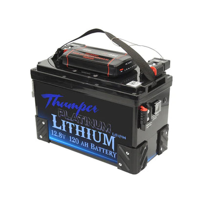 Thumper Lithium Battery Hub 120AH Projecta Front Mount + Bluetooth