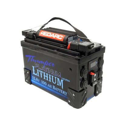 THUMPER LITHIUM JUMP START HUB 100AH REDARC + BLUETOOTH