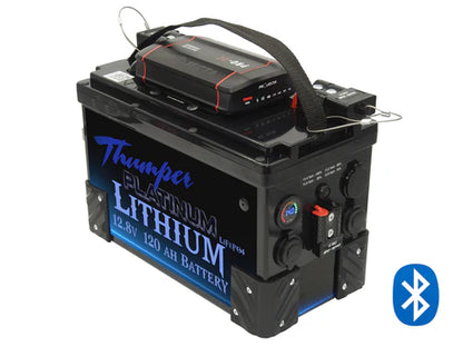 THUMPER LITHIUM BATTERY HUB 120AH PROJECTA PDC25 + BLUETOOTH