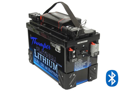 THUMPER LITHIUM BATTERY HUB 120AH PROJECTA PDC25 + BLUETOOTH