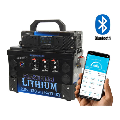 Thumper Lithium Battery Hub Getaway 120 AH Inverter Pack
