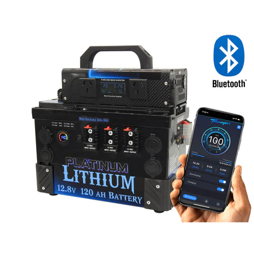 Thumper Lithium Battery Hub Getaway 120 AH Inverter Pack