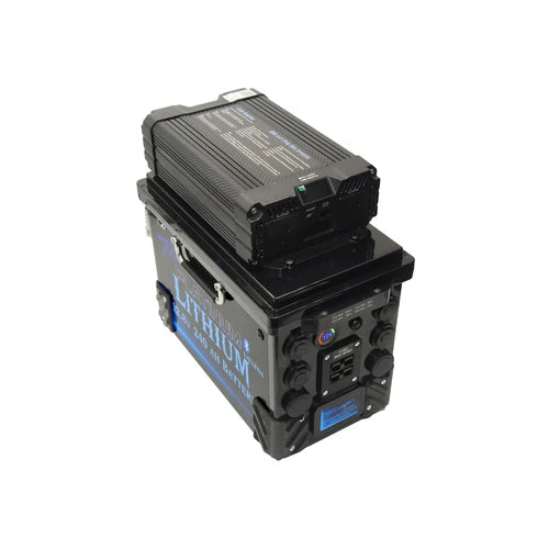 Lithium 240Ah 1500W Inverter DC-DC Getaway Battery Hub