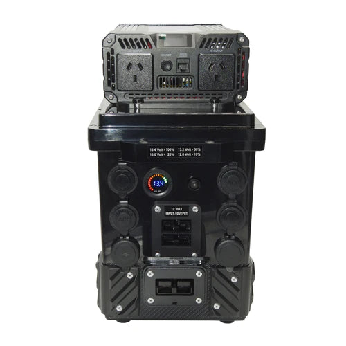 Lithium 240Ah 1500W Inverter DC-DC Getaway Battery Hub