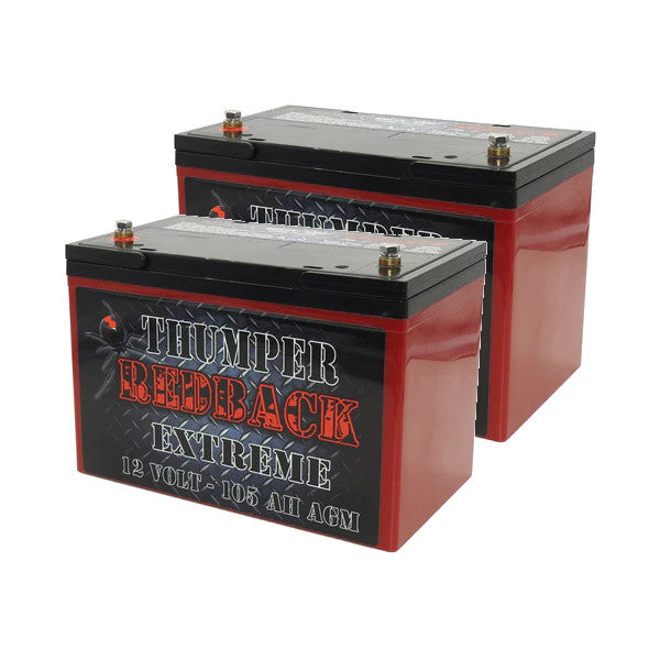 THUMPER REDBACK EXTREME 105AH AGM BATTERY