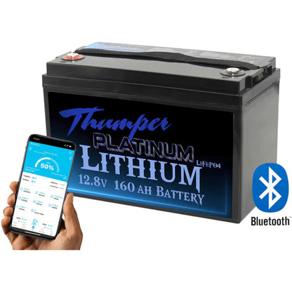 THUMPER PLATINUM LITHIUM 160AH LiFePO4 BLUETOOTH BATTERY