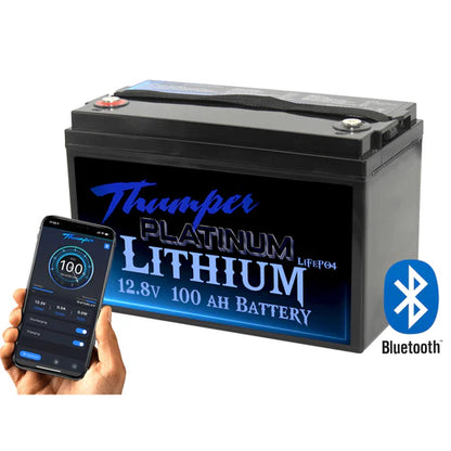 THUMPER PLATINUM LITHIUM 100AH LiFePO4 BLUETOOTH BATTERY