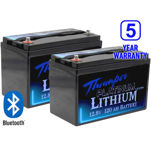 Platinum Lithium 120Ah LiFePO4 Bluetooth Twin Pack
