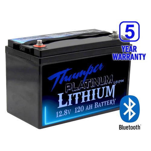 THUMPER PLATINUM LITHIUM 120AH LiFePO4 BLUETOOTH BATTERY