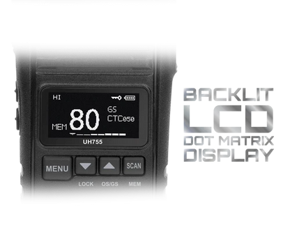 UH755 5W Handheld UHF CB Radio | IP55 & 80 Channels