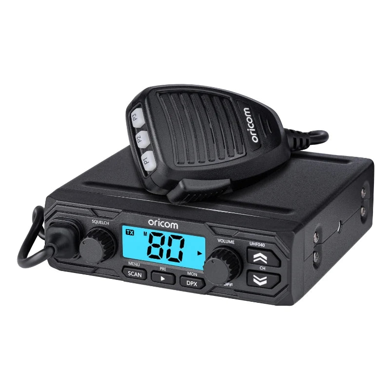 UHF040 Compact 5W UHF CB Radio | 10-Minute Instant Replay