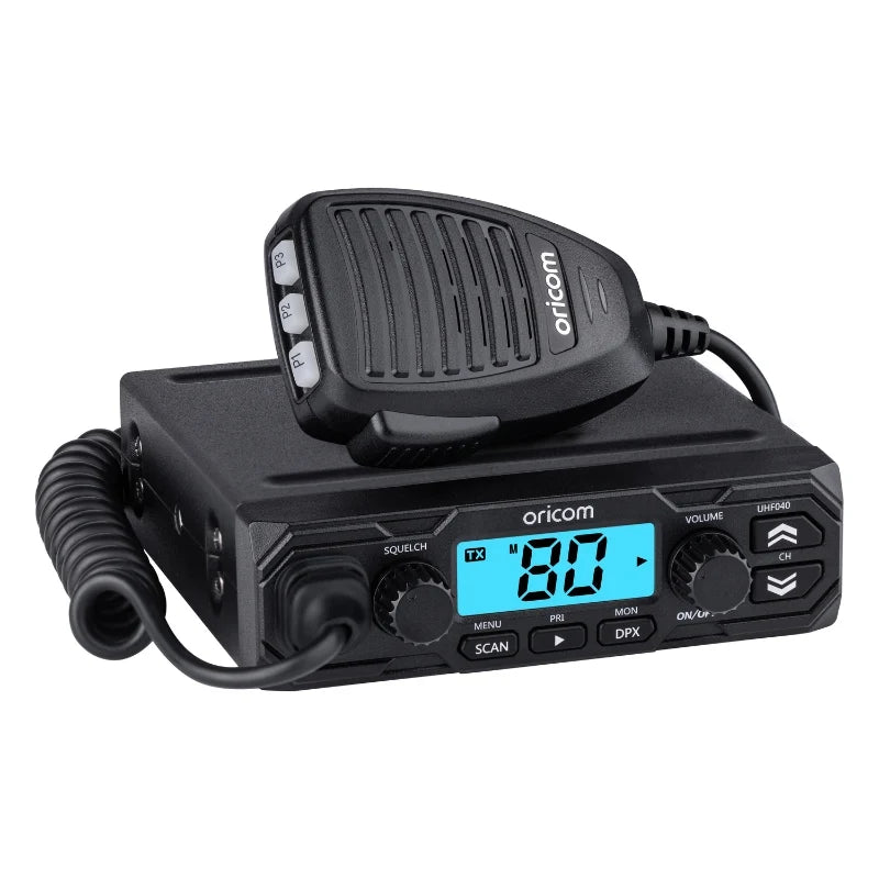 UHF040 Compact 5W UHF CB Radio | 10-Minute Instant Replay