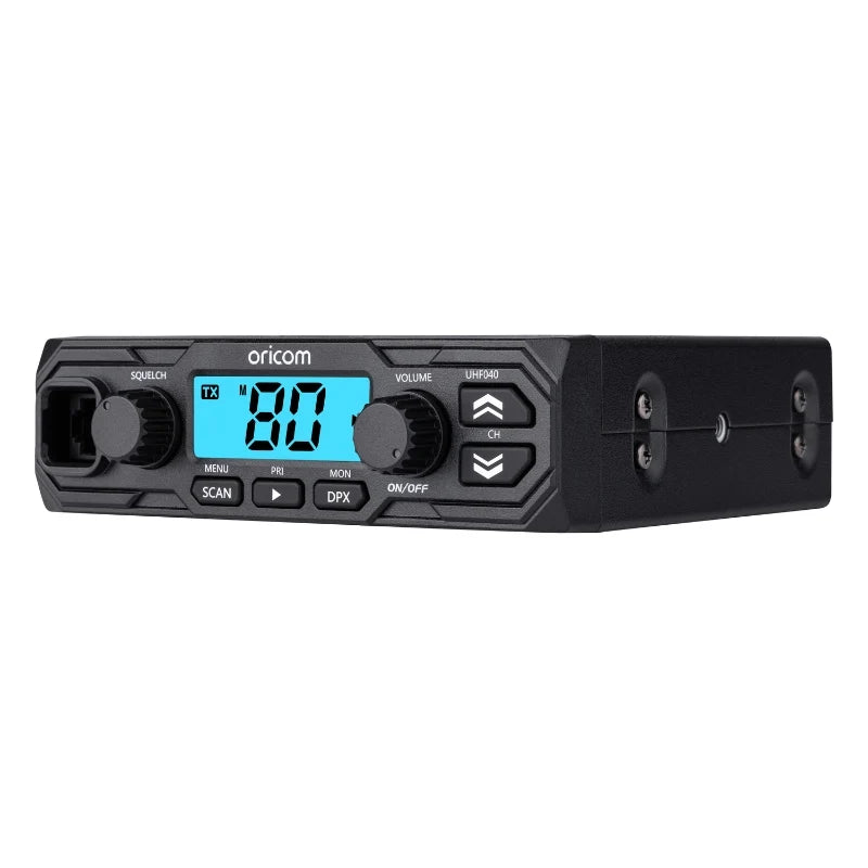 UHF040 Compact 5W UHF CB Radio | 10-Minute Instant Replay