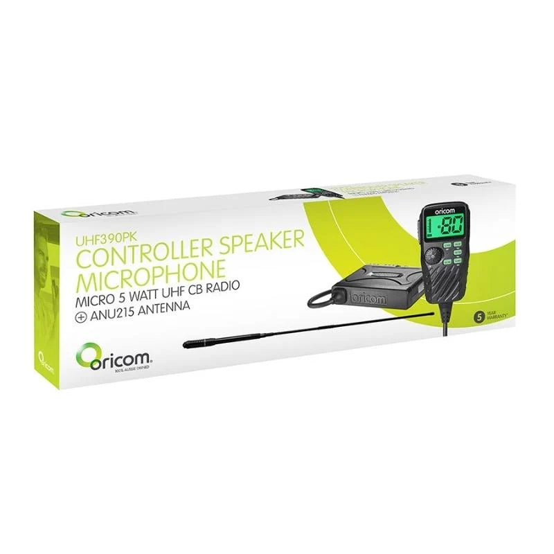 UHF390PK 5W UHF CB Pack | ANU215 6.5dBi Antenna