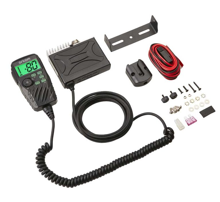 UHF390P MIRCO UHF CB WITH SPEAKER MIC/PASS THRU CABLE