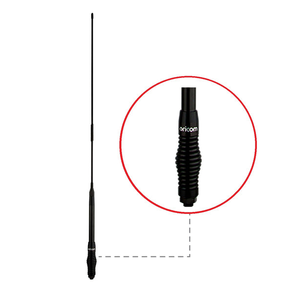 ANU220 6.5dBi BLACK UHF CB ANTENNA