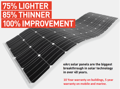 175W eARC FLEXABLE SOLAR PANEL