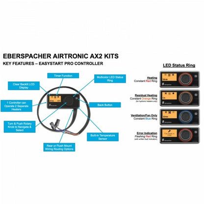 AIRTRONIC 3 12V SINGLE OUTLET DIESEL HEATER D2L AS3 PRO KIT + OFERA 10L TANK