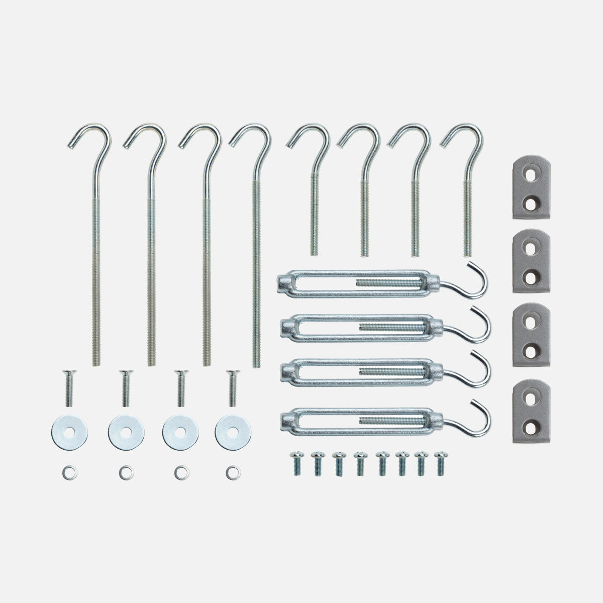 TURNBUCKLES & BRACKETS SET (4) SUITS 35/45SLIDE