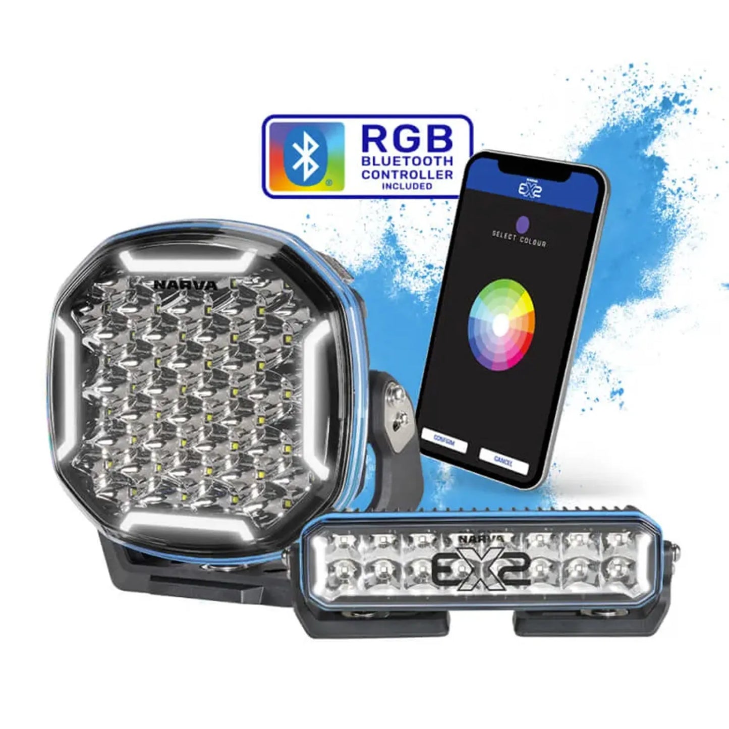 NARVA 12/24V 9" EX2-R Driving Lights (Pair)