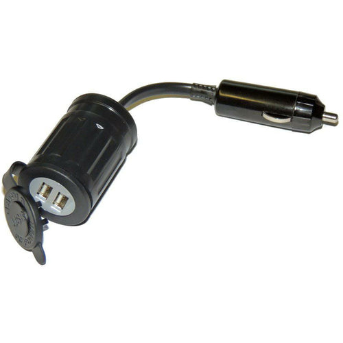 CIGARETTE TO DUAL USB ADAPTER