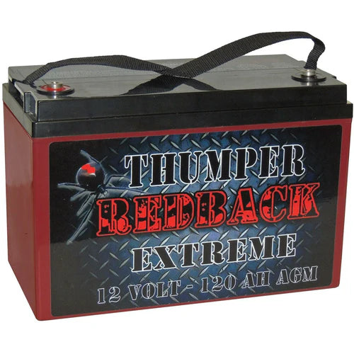THUMPER REDBACK EXTREME 120AH AGM BATTERY