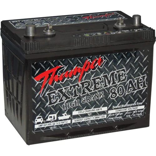 Extreme High Crank 80Ah Wetcell Hybrid Battery